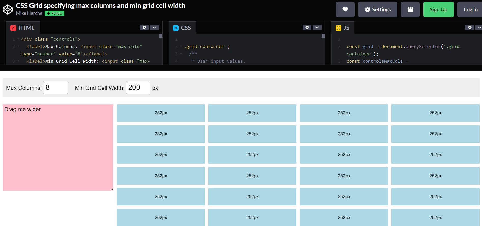 A demo of Responsive Grids in Drupal 10.